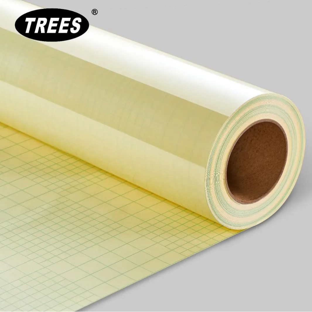 High Quality 100G Yellow Base Cold Lamination Film Roll, 50M Length Glossy Matte Anti Fade PVC Film for Print Shop Poster