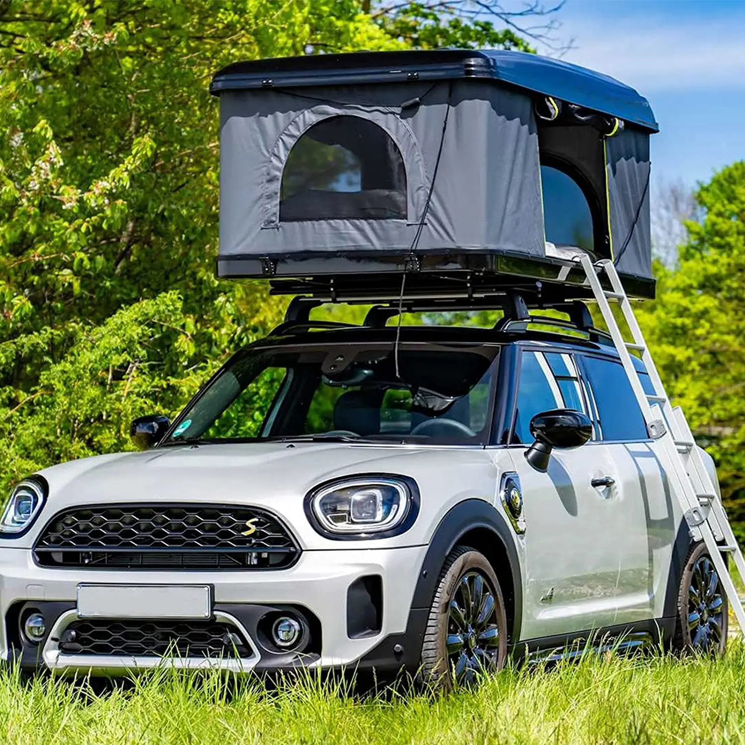 WOQI Hard Shell Car Roof Top Tent Folding Camping Truck Rooftop Tent ...