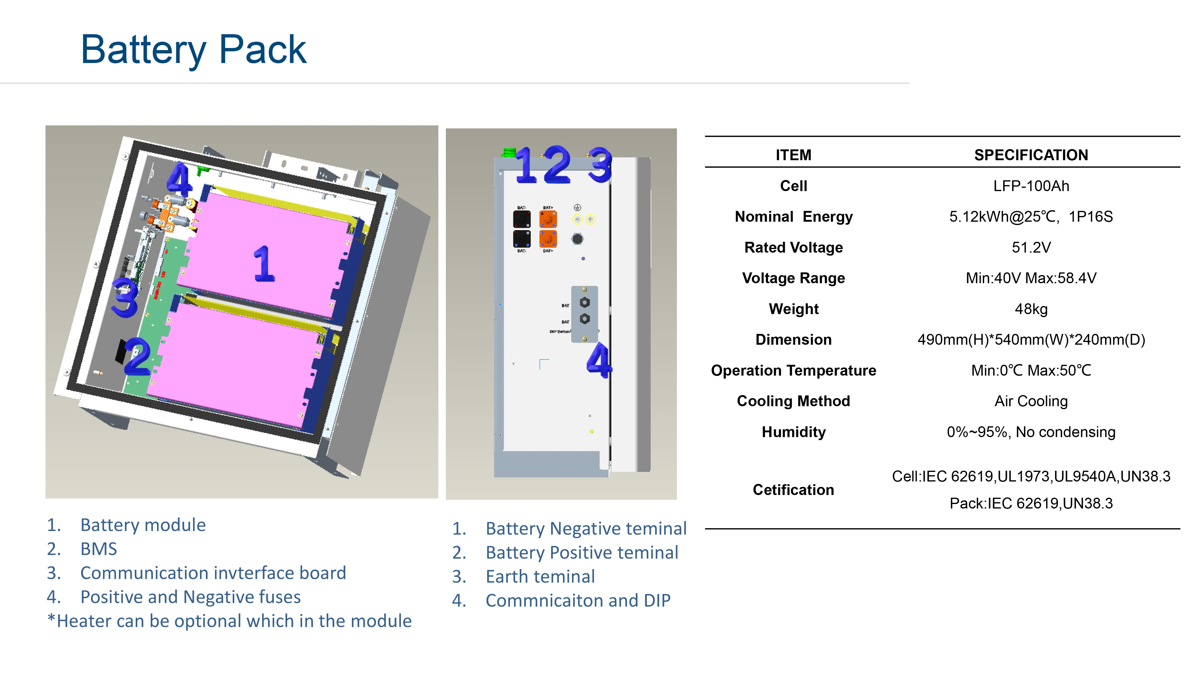 Kstar All In One Battery 51.2v Home Energy Storage Battery Solar