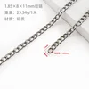 Y185-001-1,85x8x11mm (Argent)