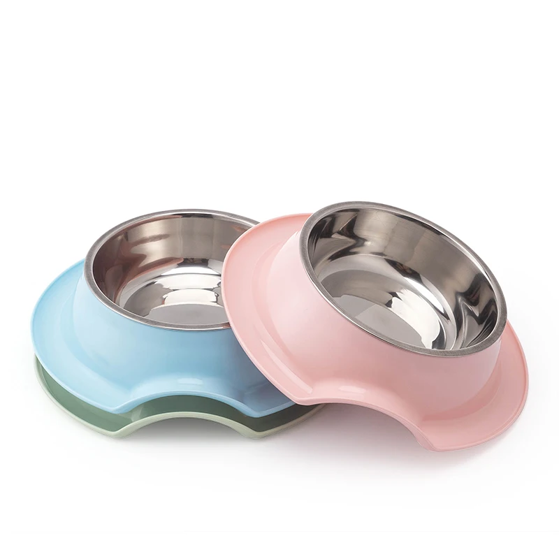 TC3051 Customized logo Prevent Ant Round Shape Pet Bowls with Stand for Cat and Dogs
