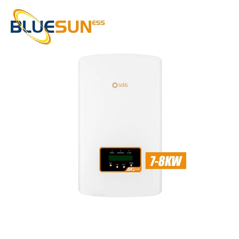 WIFI App Monitoring Solis grid inverter 1P 8KW 8kva 8000watt Solar PV Inverter for home