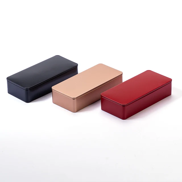 Industrial Use Gift Printed Tinplate Square Iron Boxes for Tea Biscuit Cookies Candy Toys-for Holiday Gift Packaging