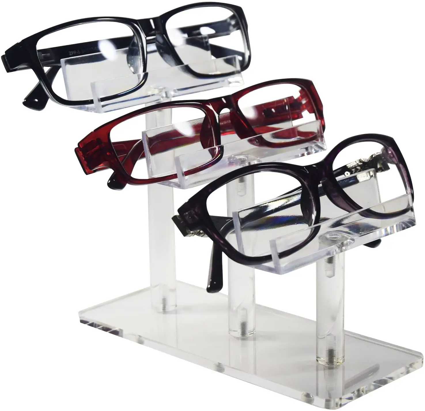 Clear Acrylic Floor Standing Eyeglasses Sunglasses Glasses Display