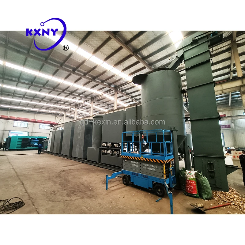 Wood pyrolysis biomass power generation equipment power plant can use palm shell waste environmental gasifier