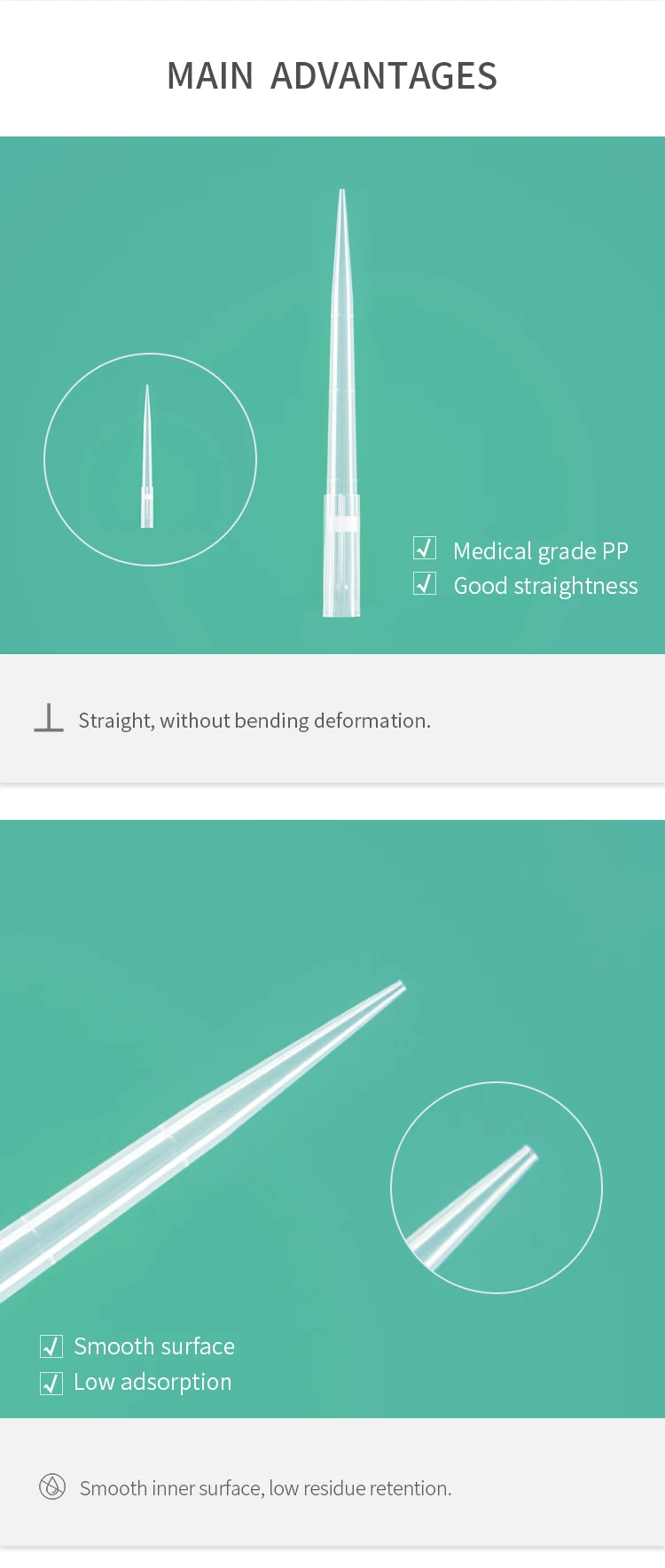 1000ul Rainin Universal Pipette Tips With Clear For Lab Consumable