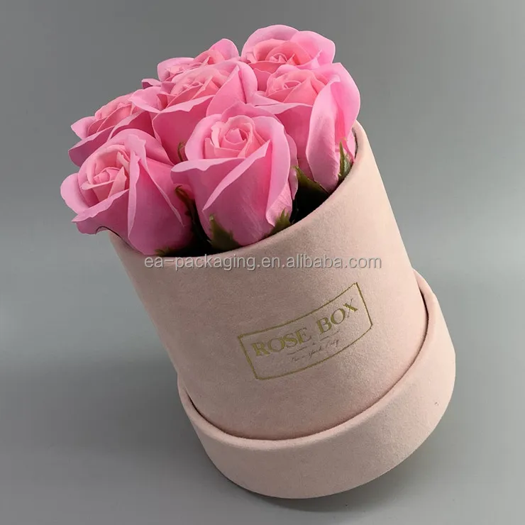 Personalized Velvet Flower Box - Perfect for Rose Packaging