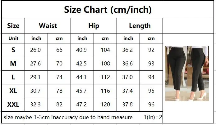 Hot Sale Spring And Autumn Women's High Waist Casual Trousers Ladies ...