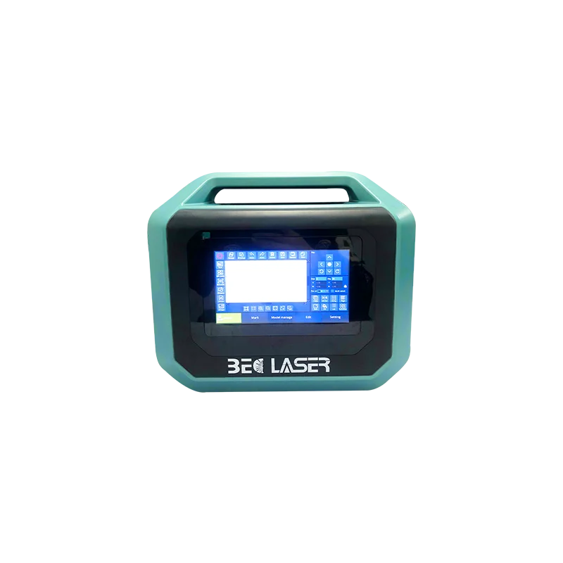 New Design Low Price 20W 30w Handheld Fiber  Laser Marking Engraving Machine for Plastic Pipe Metal Tire Nameplate Printing