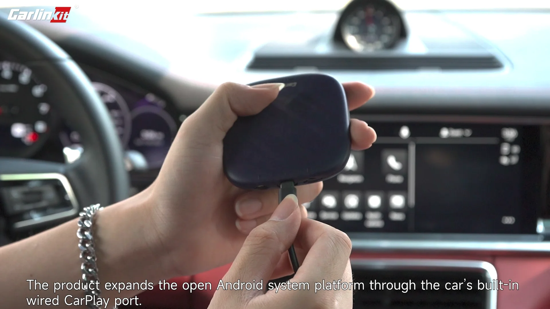 Carlinkitsistema Multimedia Tbox Para Coche,Interfaz De Vídeo