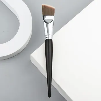 Custom makeup brushes Blade oblique head foundation brush flat head mask brush