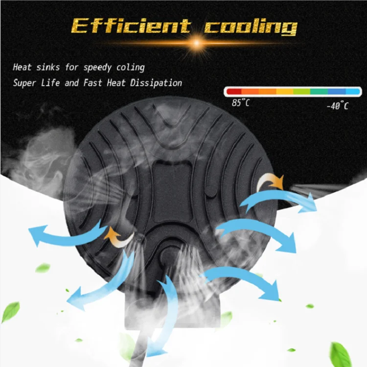 
Прямые продажи от производителя, Автомобильные светодиодные рабочие фары 72 Вт, круглые двухцветные белые и желтые Прожекторы для обслуживания автомобильных фар 