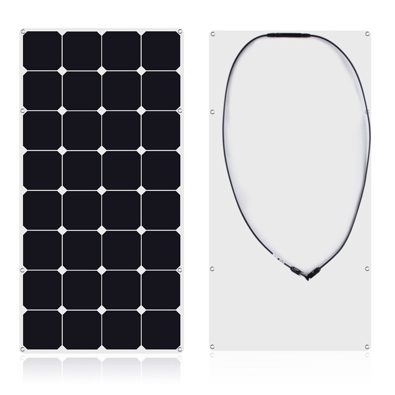 Высокоэффективные гибкие солнечные панели, Заводские индивидуальные, 50 Вт, 60 Вт, 80 Вт, 90 Вт, 100 Вт для Rv, автомобильная батарея, фотоэлектрическая панель