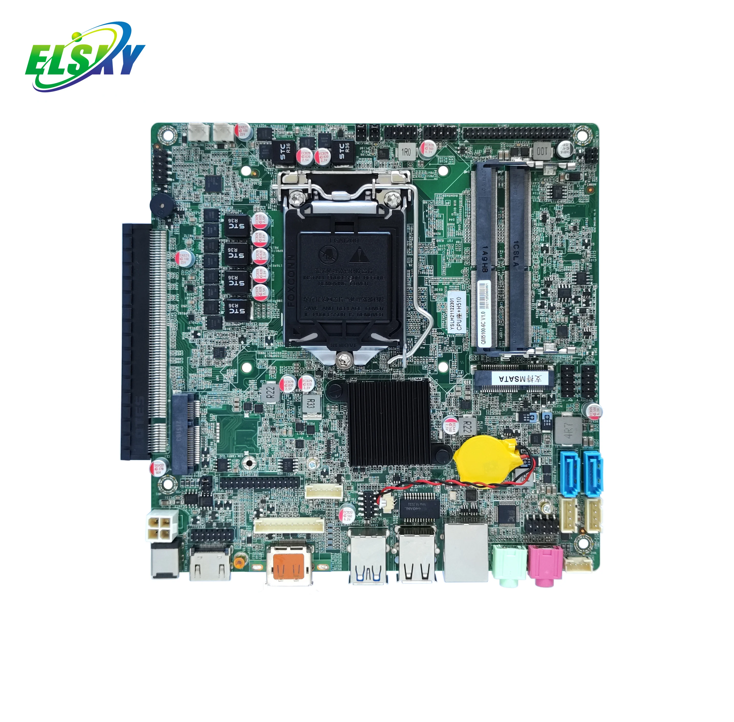 Elsky Gaming Mini PC Linux Motherboard LGA 1700 QM5100