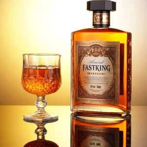 700ML 28%ABV Almond Liqueur 12 Bottles B2B Bulk ODM Custom MOQ50 China Factory