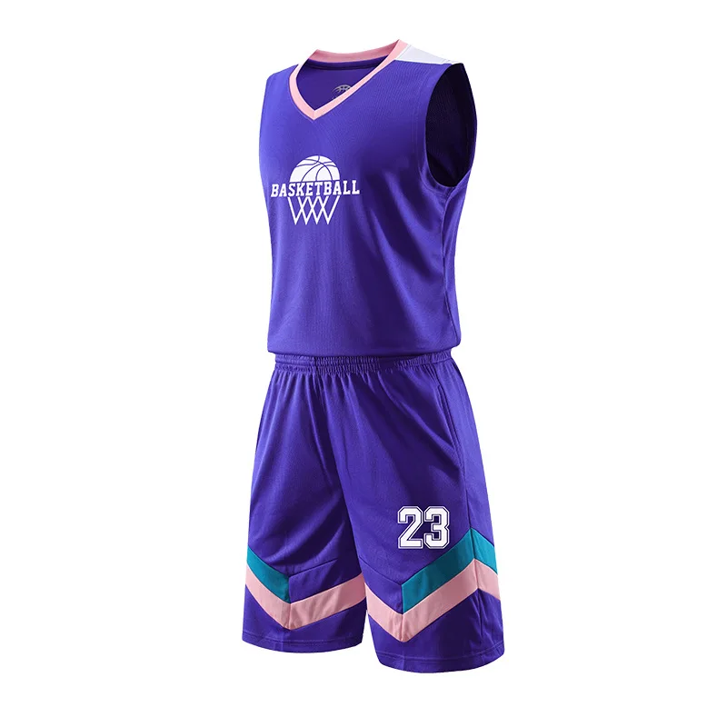 Оптовая продажа пустые баскетбольные униформы дешевые дизайнерские из полиэстера быстросохнущие принимаются заказы на печать логотипа