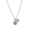 Collana d'amore con pittura a olio in argento