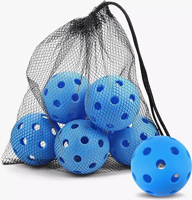 Indoor Court Pickleball Balls - USA Pickleball (USAPA) Approved Tournament Pickleballs - Multiple Colors