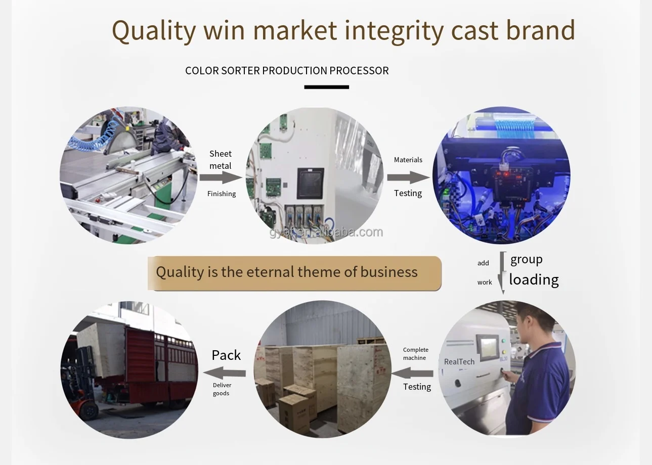 Unique Seeds Color Sorting Machine Long Grain Parboiled Rice Color Sorter Optical Seeds Color Selector