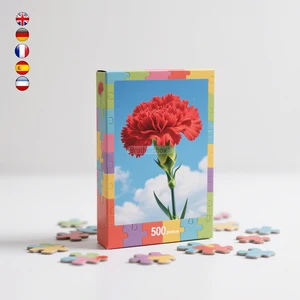 Wholesale Personalized Printing Rompecabezas 500 Pezas Handmade Paper Jigsaw Box Puzzle for Adults