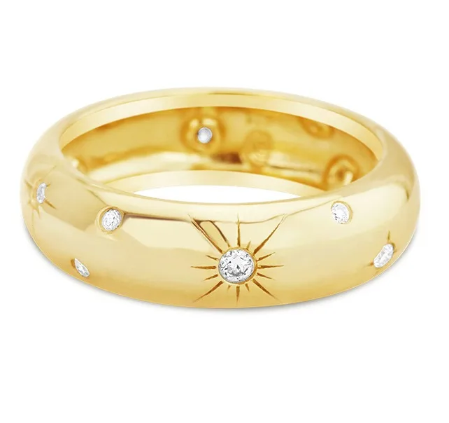 925 sun gold ring/image from alibaba.com