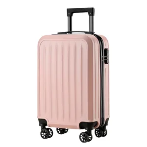 3 Piece Hardside Expandable Spinner Wheeled Luggage Set Durable Lightweight ABS Material Travel Suitable with Lock