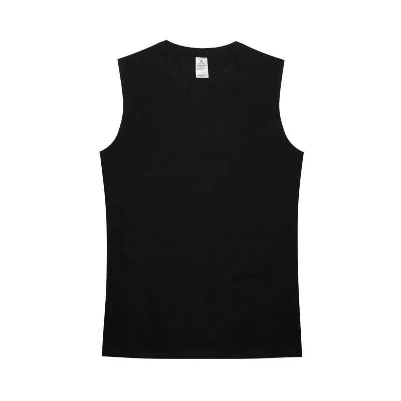 JL0919B High Quality Muscle Fit Cotton Ribbed Tank Top Men Gym Workout Men’s Ribbed Tank Top