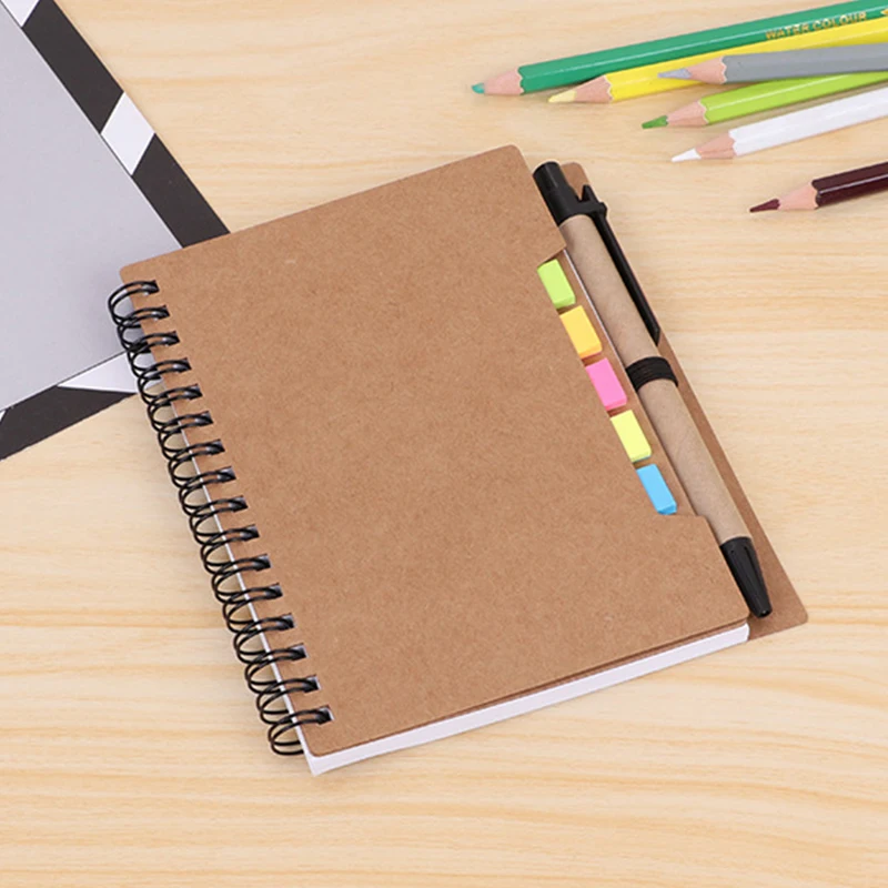 Customizable Cheap Custom Bulk Spiral Jounal Big Diary Handmade Kraft