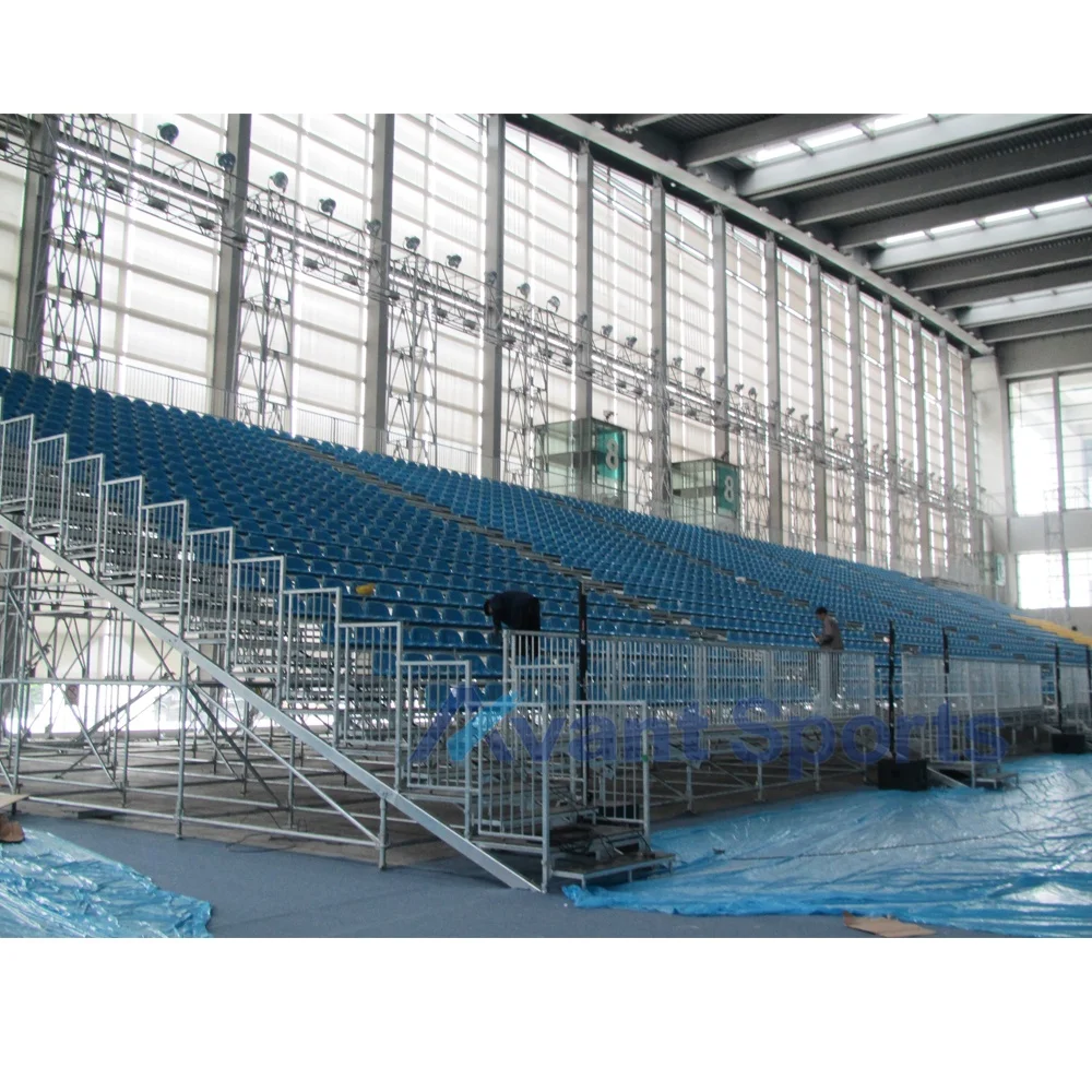 Avant Sports Large Stadium Grandstand System Modular Bleachers Seating Metal Bleacher Dismountable Scaffolding Grandstands Seats
