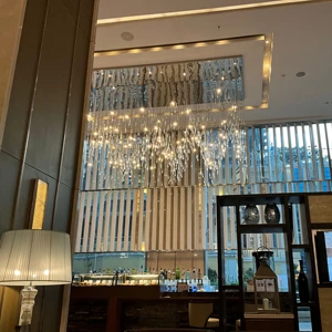 ECOJAS STAR Light Hotel Lobby Villa Custom Pendent Light Luxury New Design Chandelier