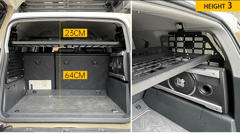 New Trunk Storage Rack for Toyota FJ Cruiser Side Window Rack Roof Rack ...