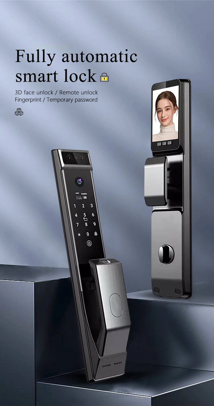 Fresh Look at Smartier Tuya Automatic Door Lock With 3D Face Recognition