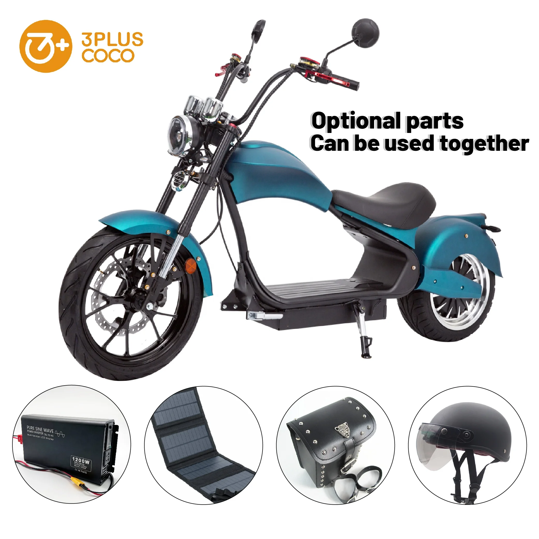 Citycoco Eu Warehouse E Chopper Citycoco 3000w Fast Electric Scooter ...