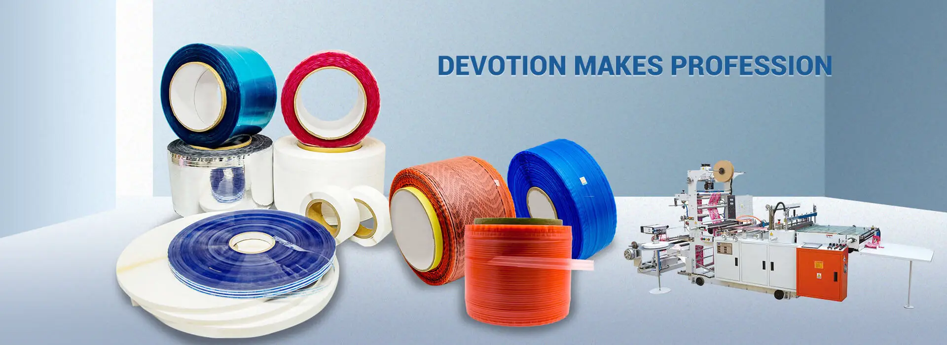 Bobbin Roll Double Sided Permanent Sealing Tape for Mailer Bag with Strong Adhesive Performance details