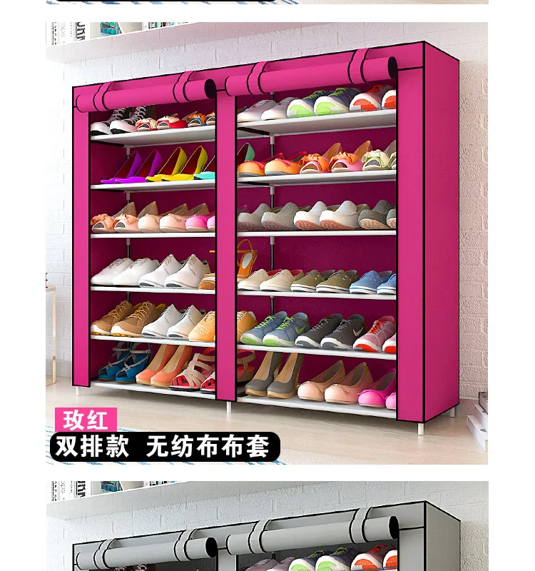 Hot Product Shoe Cabinets Rack Simple Designs Storage Folding portable Shoe racks