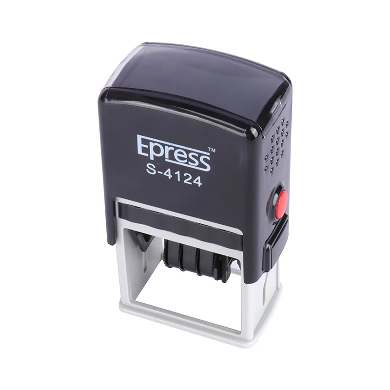 "ISSUED" Self Inking Rubber Stamp - Mini Office Stamp With Multiple Ink Colors