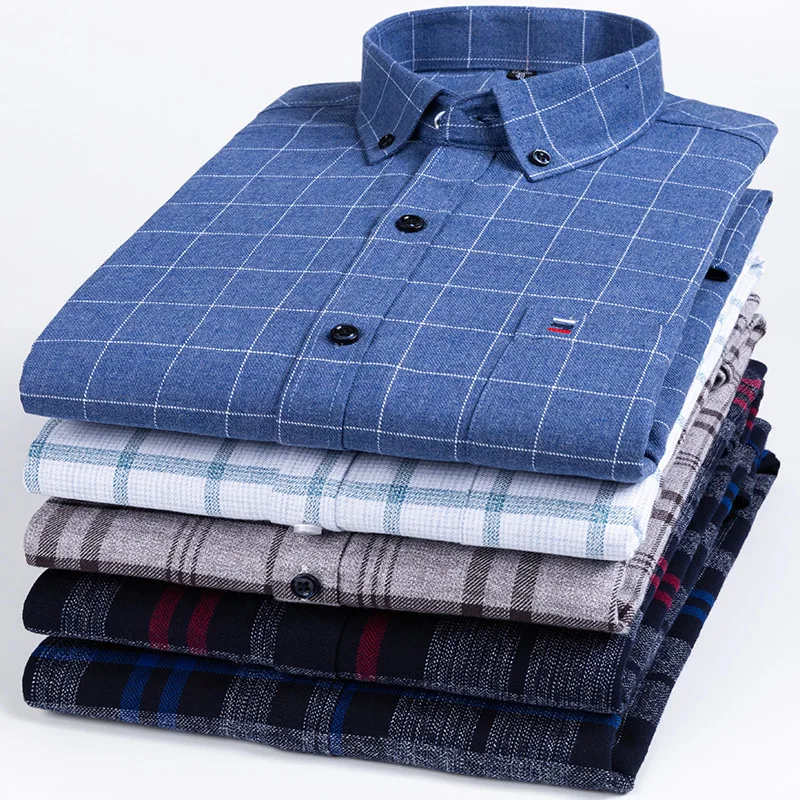 Casual 100 Cotton Men S Shirts Men Slim Fit Dress Shirt Drop 2024   He57b89892706404590e393511ae817c7Z 