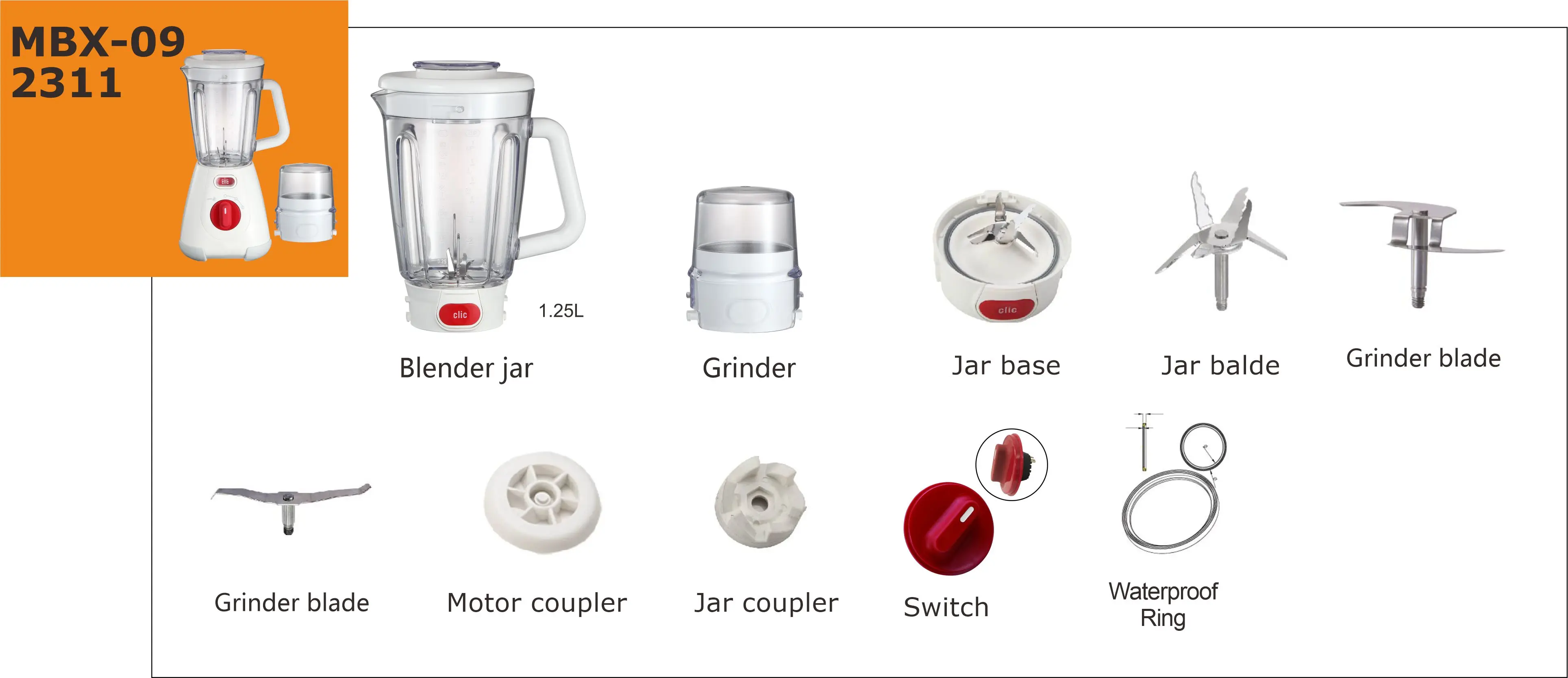 FX3030 Plus-High Wear Hardness Mixer Cup Transmission Wheel Accessories details