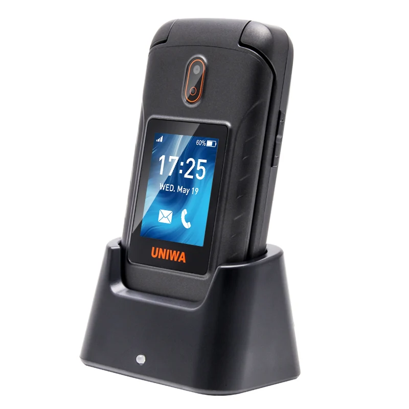 Uniwa V909t 2021 Upcoming 4g Volte Keypad Mobile 2250 Mah Battery Flip ...