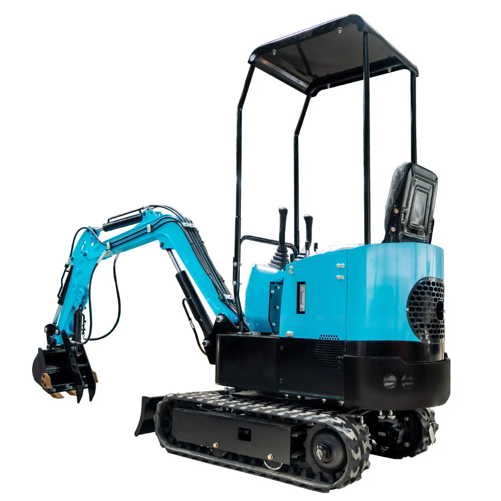 China Made HT10 HT15  Electric Micro Mini Excavator Garden Mini Excavator for Sale