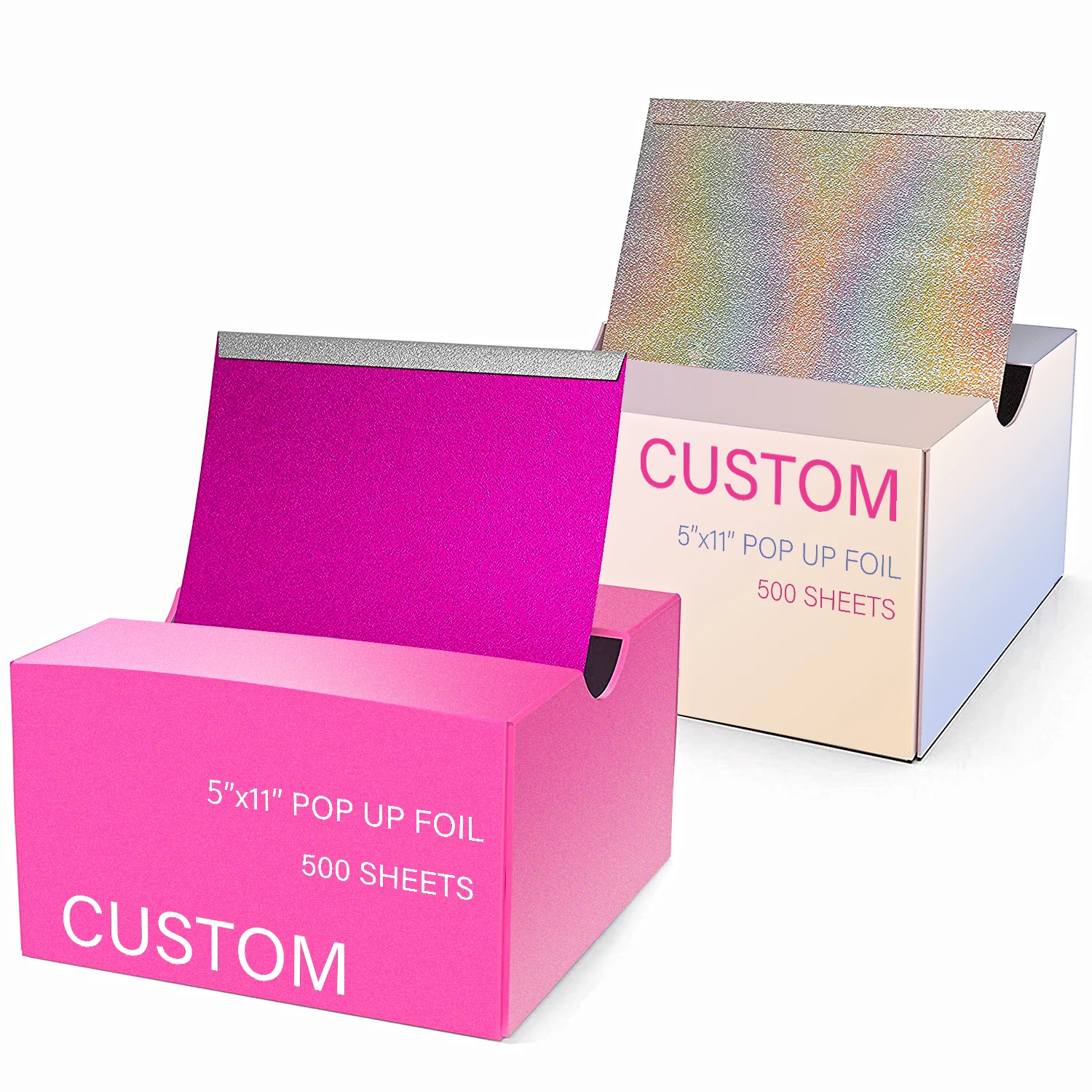 500 Sheets Pop Up Foils For Hair Color,Aluminum Foil Sheets For Salon