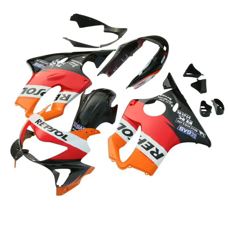 XINMATUO XF-4017-04 Injection ABS Fairing Bodywork Kit for Honda CBR600F4 CBR 600 F4 99 00 Repsol 4A