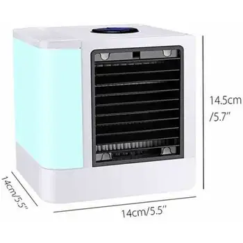Portable Mini USB Air Cooler & Humidifier Water-based Desktop Fan for Summer for Cars Households Hotels