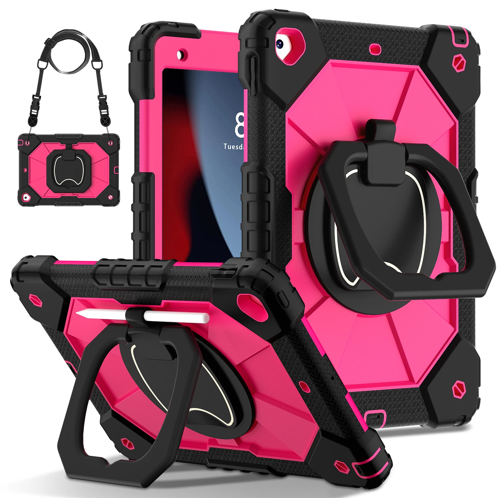 Cheap Made in China Custom Rugged Protective Heavy Duty Shockproof Silicone Tablet Cover Case for Ipad 10.2 Kids Tablet