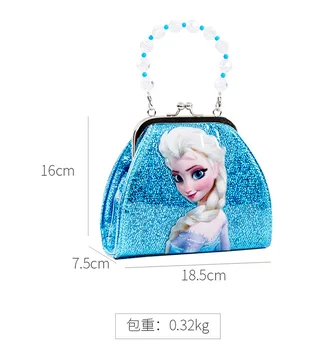 ion Small HanDisney FAMA SEDEX BSCI Audit Factories Messenger Bags Handbags With PVC Hook Loop Fashdbags For Girls Elsa Frozen