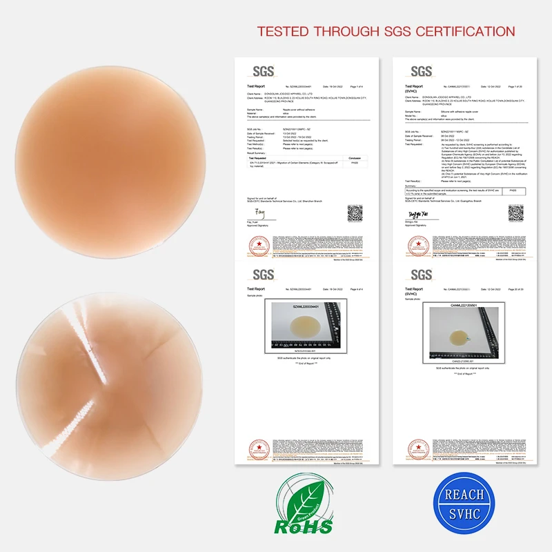 Custom Packaging Box Invisible Adhesive Breast Nipple Pasties Reusable Opaque Thin Silicone Nipple Cover