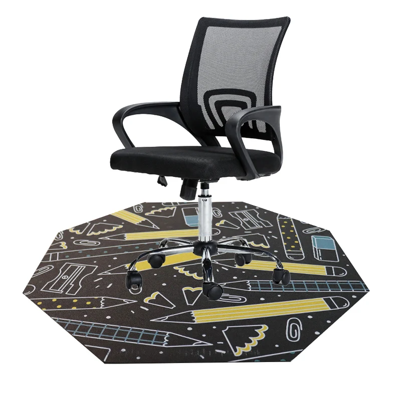 Factory Wholesale Modern PVC Washable Chair Mat for Hair Stylist Barber Shop Non-Slip Home Use supplier