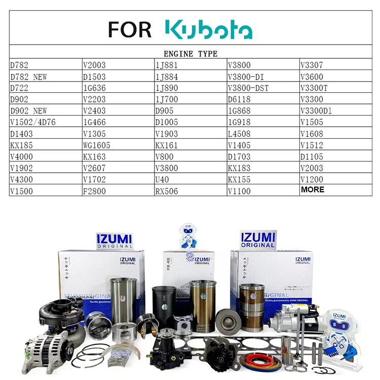 IZUMI ORIGINAL V4000 cigüeñal piezas de motor diésel cigüeñal para