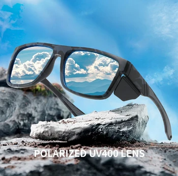 High Quality Custom Logo Ansi Z87.1 Wholesale Polarized Lens Side Shield Safety Sunglasses Men Women 2025