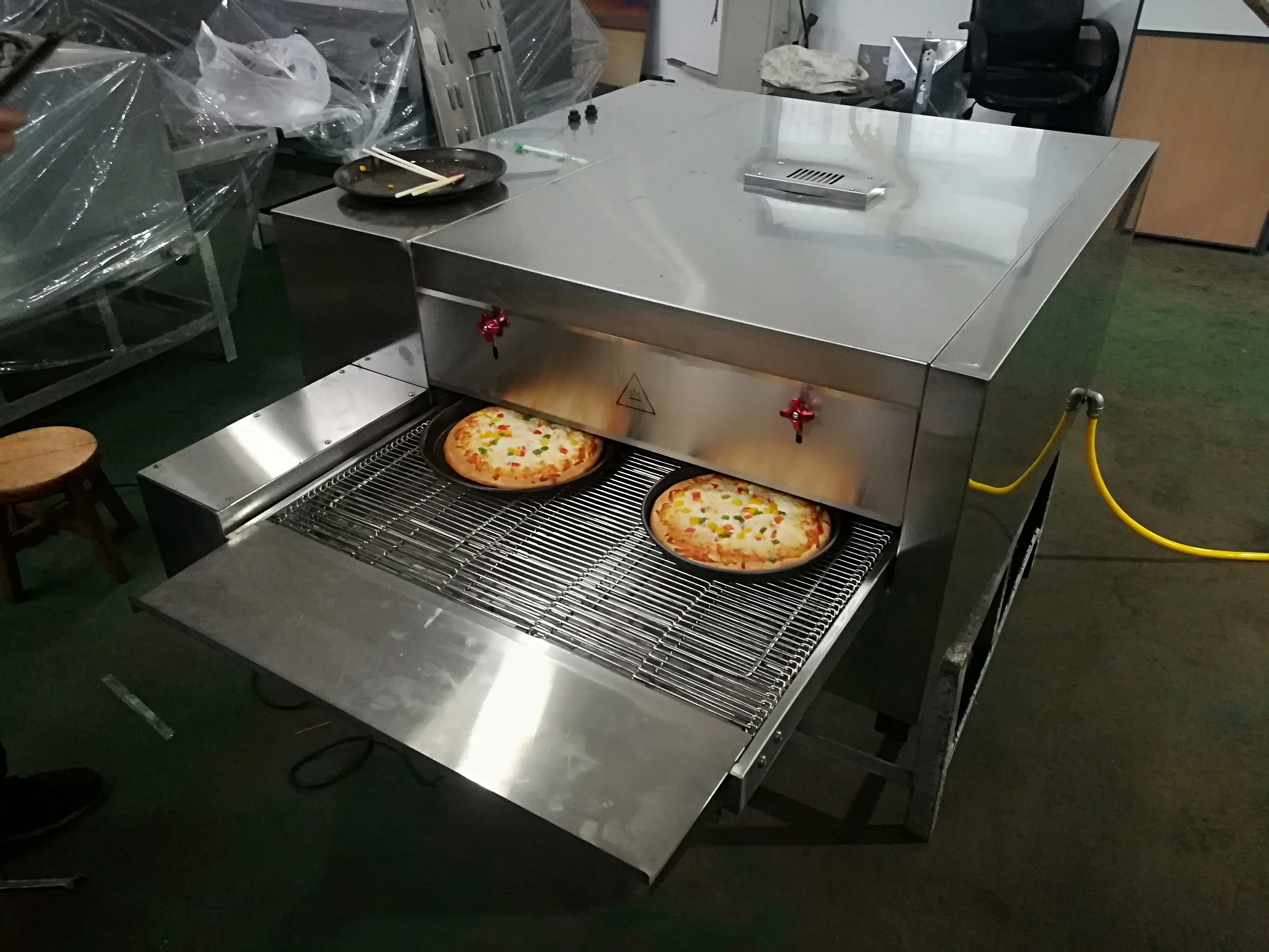 18 Inch 32 Inch Belt Pizza Oven Pizza Belt Oven Commercial Impinger and Conveyor Ovens